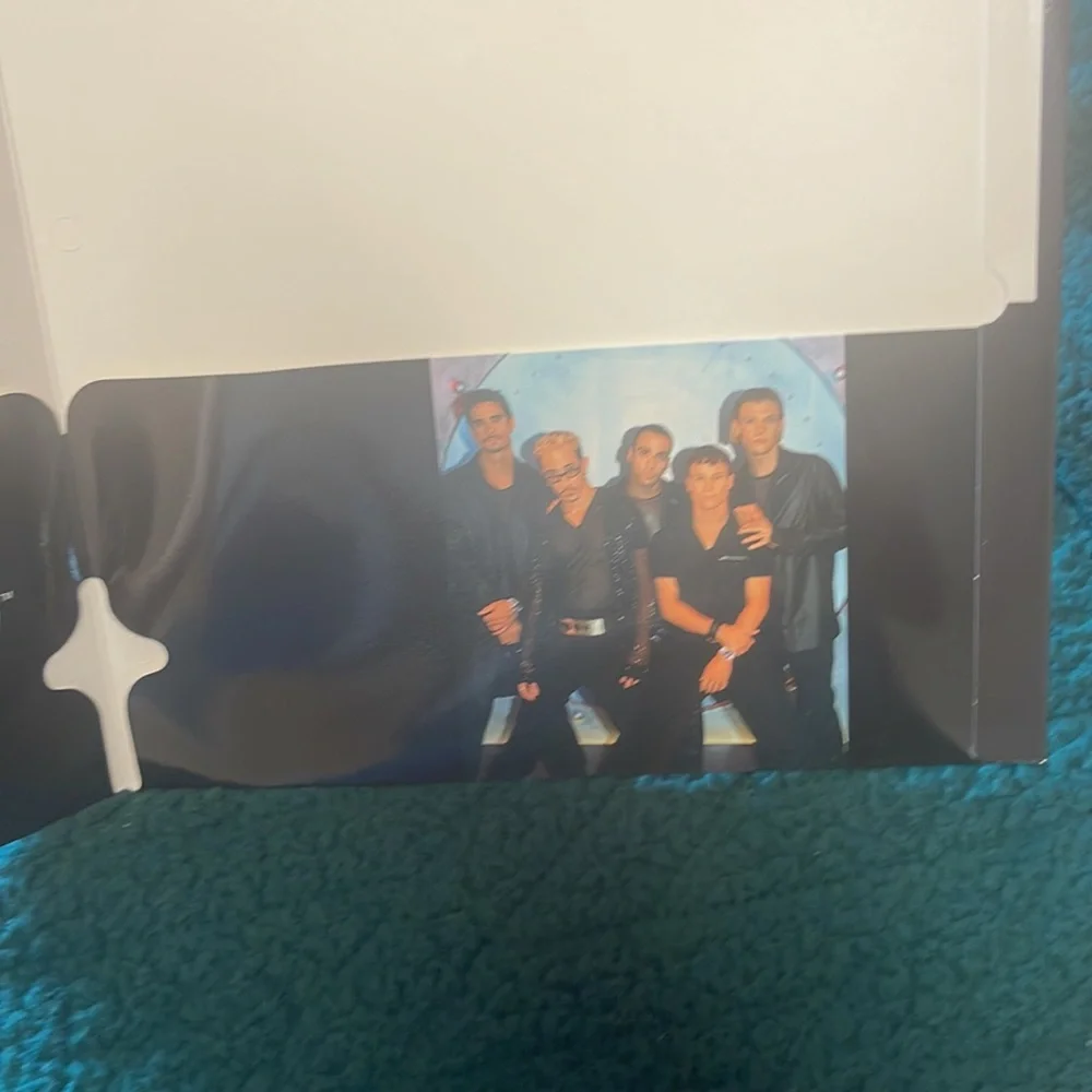 Vintage 1998 Backstreet Boys pocket folder